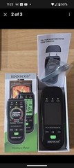 Wood moisture meter RDINSCOS Pin Type Wall Moisture Meter Digital Moisture Testr
