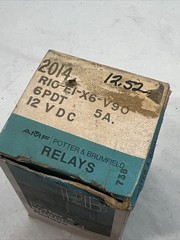 NEW R10-E1-X6-V90 Power Relay POTTER BRUMFIELD 6PDT 12 VDC 5A R10 AZ431-13-1HUS