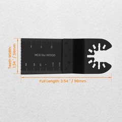 50 x Universal 34mm Oscillating Multi Tool Saw Blades Carbon Steel Cutter Fast