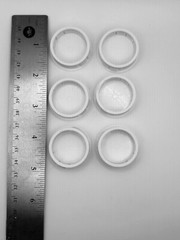 1 1/4″ Hole Nylon Locking Panel Plugs White Dome Cover 1 3/8″ Top Width