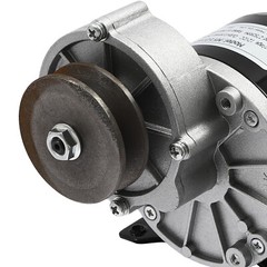 Brushed Motor Gear Reduction Electric Motor Gear Motor w/ Belt Pulley 12VDC 250W