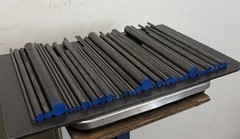 1144 Steel Round Bar Lot – Cold Drawn & Hot Rolled – 40 Pcs, 17.55 lbs