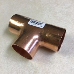 NIBCO 1-1/2 inch x 1-1/2 inch x 1-1/2 inch CxCxC Copper Tee