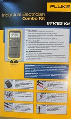 Fluke 87V/E2 Industrial Electrician Combo Kit True RMS Multimeter NEW IN BOX