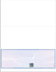 Blank Check Paper, Premium High-Security with Hologram & 22 Security Features