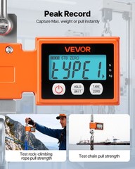 VEVOR Digital Crane Scale 1100 lbs/500 kg Heavy Duty Industrial Hanging Scale
