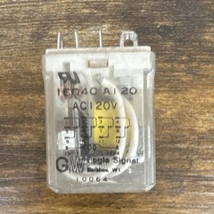 G.W. Eagle Signal 1840CA120 Relay DPDT 120V AC Plug-In 8-Pin 10A
