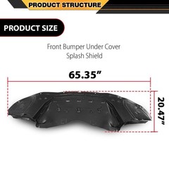 Front Radiator Support Splash Shield Under Cover