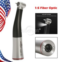 1:5 Increasing Fiber Handpiece Contra Angle LED Fit Electric Motor Abdent Dental
