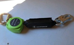 Safewaze #019-5044 Latitude 6′ Single Web SRL Carabiner, Snap Hook New