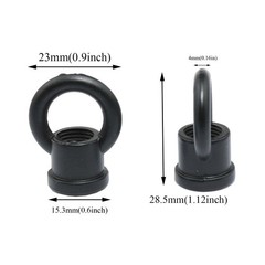 Meuey Lyot Light Fixture Hooks Ring Nuts Lifting Ring Nuts Eye Nuts Lamp Nuts…