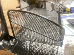 Black Office desk office Wire Mesh Desk Organizer tray 12″L x 6 1/2″”W x 4″H(M14