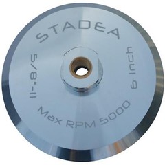 Stadea 6 Inch Hook and Loop Backing Pad With Rigid Aluminium Backer, 5/8″ 11