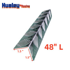 2PCS / 1.5″x1.5″ x 48″ Wall Edge Corner Guard Angle .063 Aluminum Diamond Plate