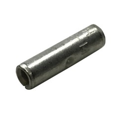 (100) Non-Insulated 16-14 Gauge Uninsulated Butt Splice Connector Wire Terminal