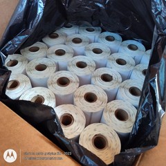 4″ x 6″ White Direct Shipping Thermal Adhesive Labels 115 Per Roll 1″ Core