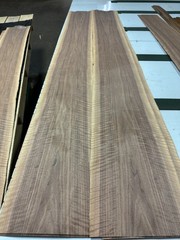 Walnut Raw Wood Veneer 2 sheets 100” x 12” 320K