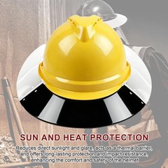 Hard Hat Sun Visors Compatible with MSA V-Gard Shade Full Brim Attachment, 69…