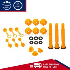 3x Replacement Spout Nozzle Vent Kit For Plastic Gas Cans Old Style Cap7 Gas Can