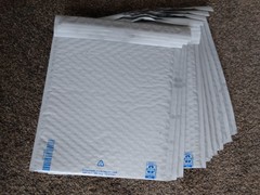 10 eBay Branded Shipping Supplies Padded Air Jacket Bubble Envelope 8.5″x11.25″
