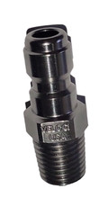 Prima 3/8 NPT Male Plug For Stainless Steel Quick Connect – Made in the USA