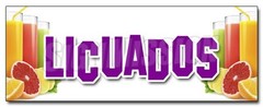 LICUADOS DECAL sticker smoothie fruit blended beverage latin cold ice