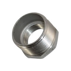 1-1/2” male to 1“ NPT female HEX Reducer bushing pipe adapter Stainless Steel