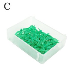 400* Dental Perforated Interdental Wedge with Hole Wave Shape Arc Concave Wedges