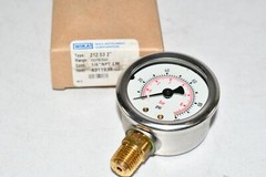 NEW WIKA 212.53 Pressure Gauge, 0-100 PSI, 2” Dial 4311931