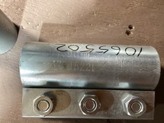 Lot of 2 Morris Compression Pipe Coupling 1-1/2-3C fits 1-1/2″ Pipe 3 Bolt 6in L