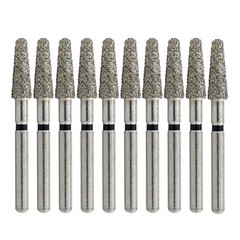 10/50pcs Dental Diamond Burs FG Short Shank S856/024SC Super Coarse High Speed