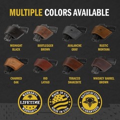 Dual Threat IWB/OWB Universal Belt Slide Holster | Made in USA | Ambidextrous…