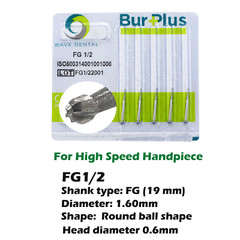 Wave Dental Surgical Burs Round FG SURG 2 4 6 8 High Speed Carbide Bur 19mm 25mm