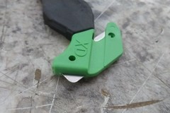 Klever ECO-4-65EX 80 Pk 7 In Overall L Black/Green Safety Cutter