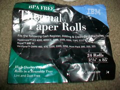 IBM Thermal Paper Rolls 7 Rolls 2 1/4″ X 85′ BPA Free