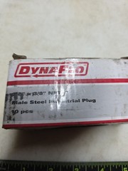 3/8″ x 3/8″ NPT Male Steel Industrial Plug QTY 7