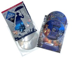 100 CheckOutStore Clear 2 Disc CPP Sleeves & DVD Booklet **1-3 DAYS