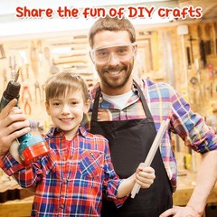 ONUPGO 10Pcs 1/2″ x 12″ Hardwood Craft 1/2x 12 Inch, Number of Items: 10