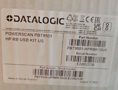 Datalogic PBT9501-HPRBK10US Barcode Scanner USB Kit +Cradle kit