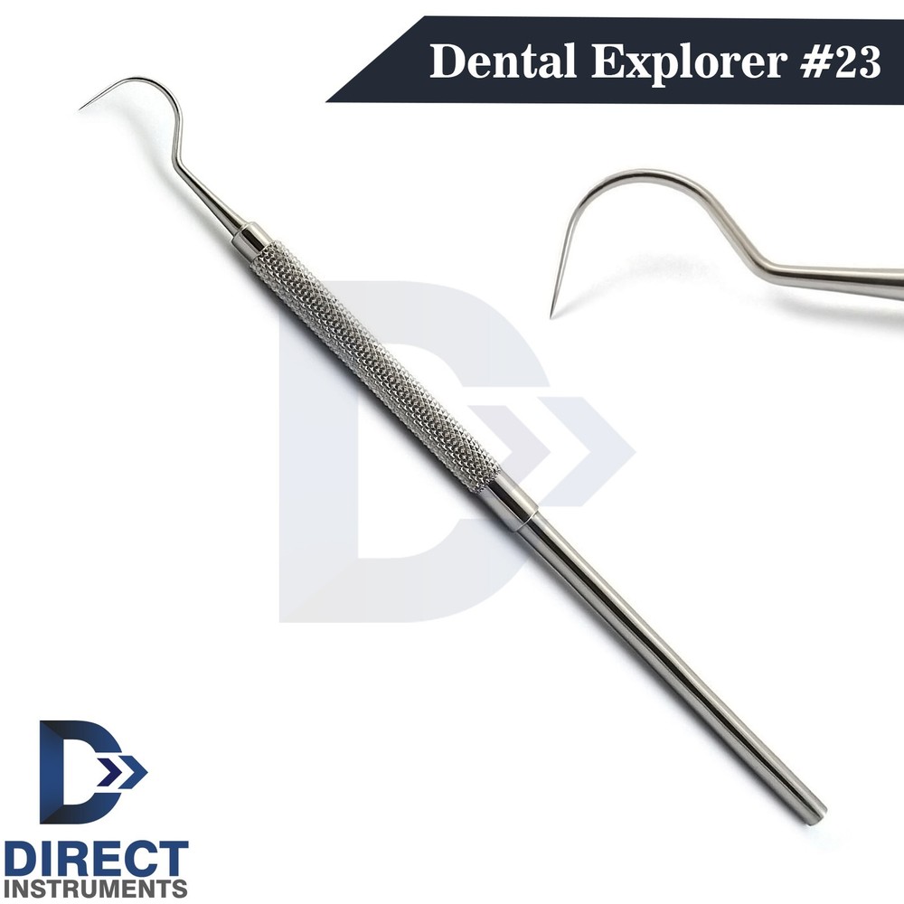 MEDENTRA Dental Explorer Endodontic Probe Scalers Diagnostic Examination Tools