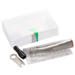 SANDENT 1:5 LED Increasing Contra Angle Handpiece Push Button Fiber Optic Dental