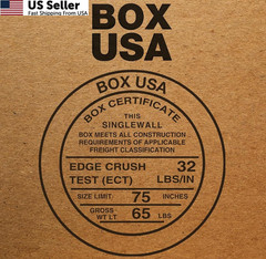 BOX USA Small Shipping Boxes 12″L x 8″W x 6″H 12x8x6″ (25-Pack), Kraft Brown