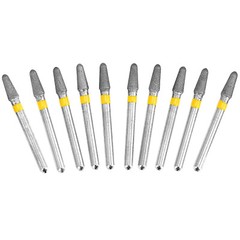 10Pcs/pack Dental Diamond Burs for High Speed Handpiece FG1.60mm Polishing Burs