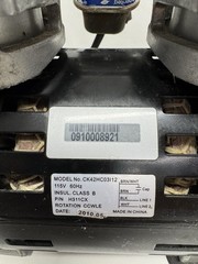 Whip Mix 75R537-V183-H311CX Vacuum Pump Dual Head 1/3HP