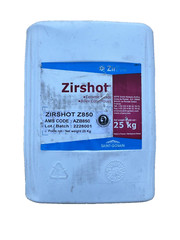1 Container of ZirPro Zirshot Ceramic Beads Z850 25 Kg, 55.11 Pounds