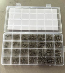 390 Piece Compression Spring Assortment Kit 28 Sizes Small Steel Springs Set