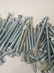 1/2″ Zinc Plated Lag Screws Assorted Lengths Bulk Lot 12+ Pounds