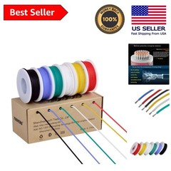 Flexible 18 AWG Silicone Wire Kit – Multi-Color Tinned Copper for Automotive Use