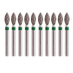 Dental Diamond Football Burs FG 368/023C Coarse Green High Speed Friction Grip