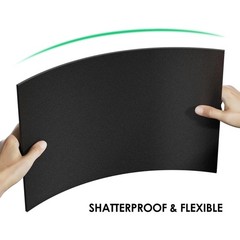 ABS Plastic Sheet 1/8 Inch Thick (3mm) – 12″ x 8″, Black Waterproof Rigid Ther